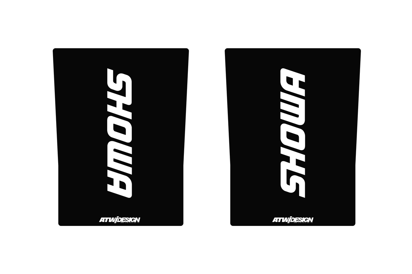 Stickers de Fourche 230x165mm - Showa V1