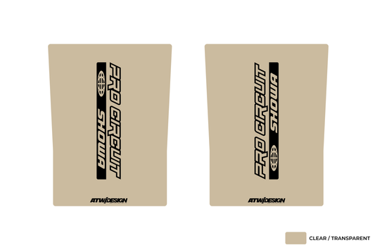 Stickers de Fourche Transparent 230x165mm - ProCircuit V2
