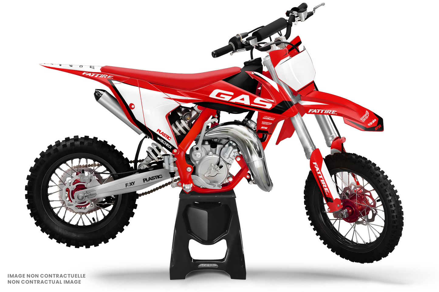 KIT DÉCO MOTOCROSS “GROUND” POUR GASGAS MC 85 ROUGE