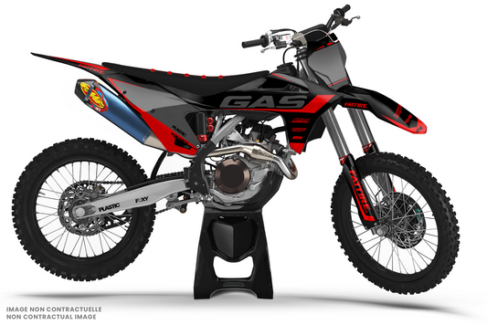 KIT DÉCO MOTOCROSS “GROUND” POUR GASGAS MC-MCF NOIR