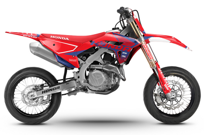Kit déco motocross “Wings” Honda CR - CRF Rouge
