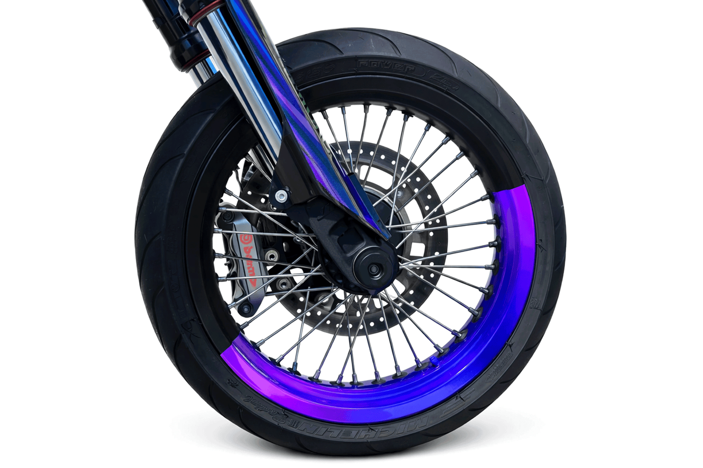 50-50 graphics kit for supermoto rims