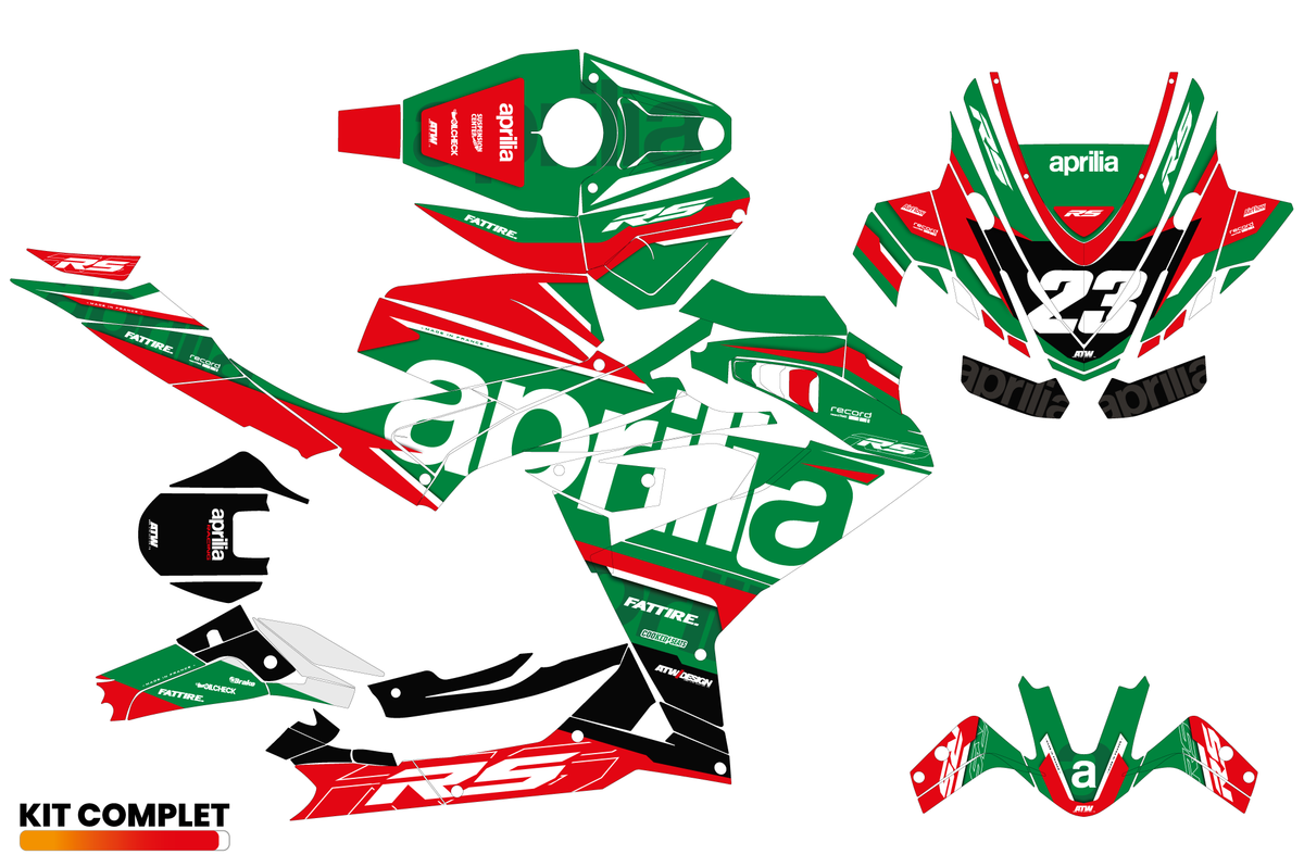 Kit déco APRILIA RS 457 - AP457001 Vert