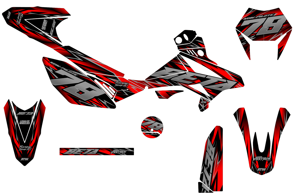 Kit déco Beta 50cc  - BT5C002