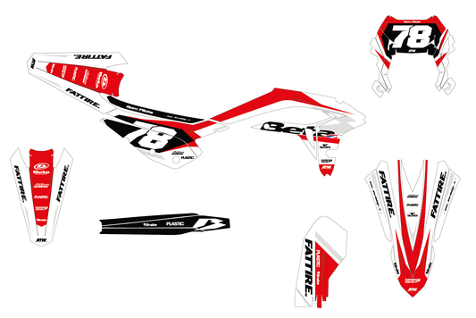 Kit déco Beta X-TRAINER - BTXT004 Blanc