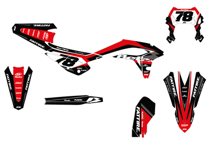 Kit déco Beta X-TRAINER - BTXT004 Noir