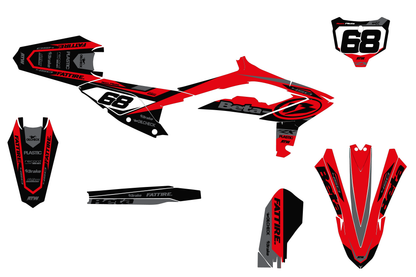 Kit déco Beta RR/RX/XTRAINER - BTMX001 Noir