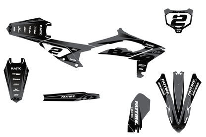 Kit déco Beta RR/RX/XTRAINER - BTMX002 Gris