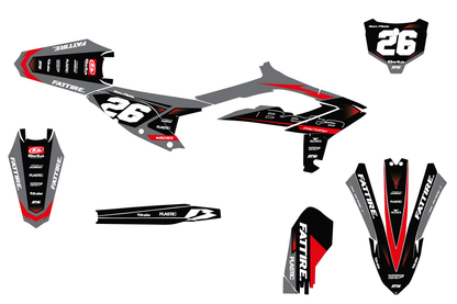 Kit déco Beta RR/RX/XTRAINER - BTMX003 Gris