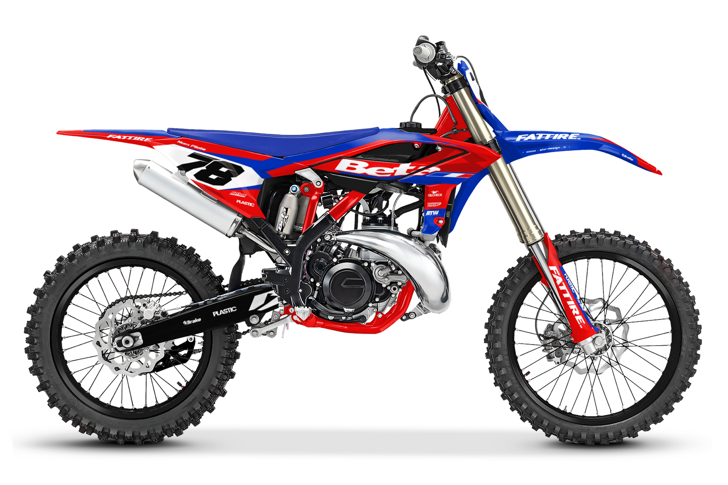 Kit déco Beta RR/RX/XTRAINER - BTMX004 Bleu