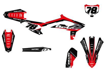 Kit déco Beta RR/RX/XTRAINER - BTMX004 Noir