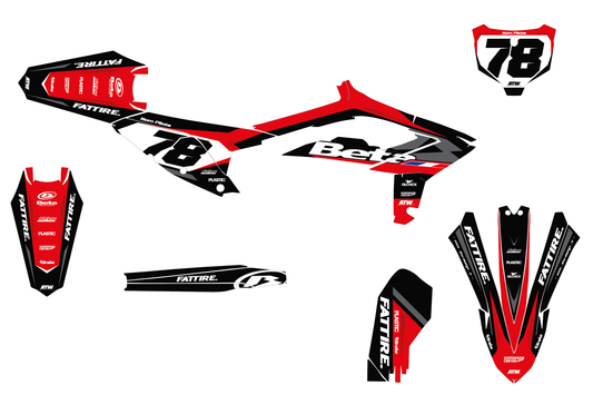 Kit déco Beta RR/RX/XTRAINER - BTMX004 Noir