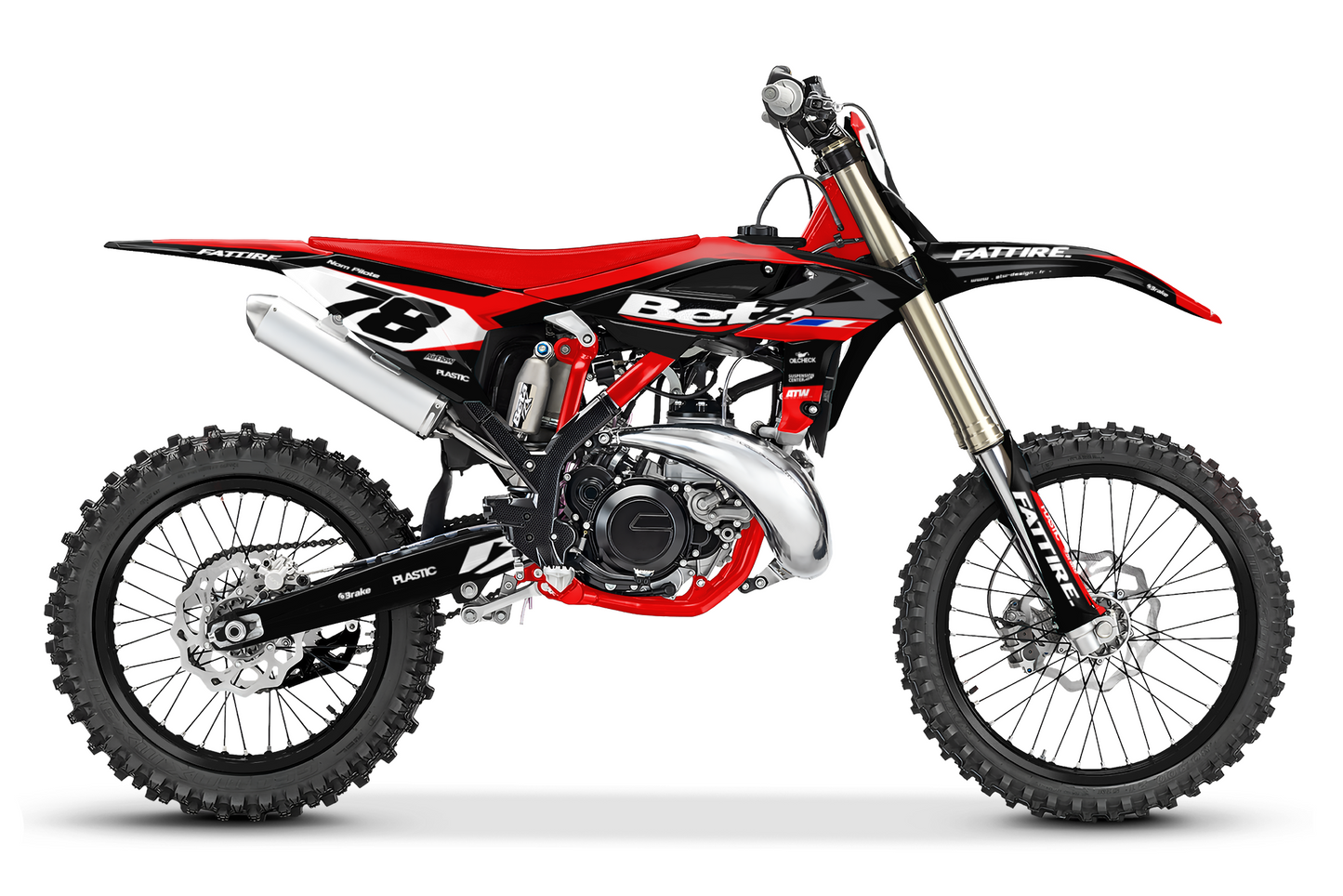 Kit déco Beta RR/RX/XTRAINER - BTMX004 Noir