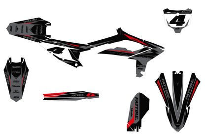 Kit déco Beta RR/RX/XTRAINER - BTMX005 Noir