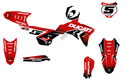 Kit déco Ducati Desmo - DCMX001 Rouge