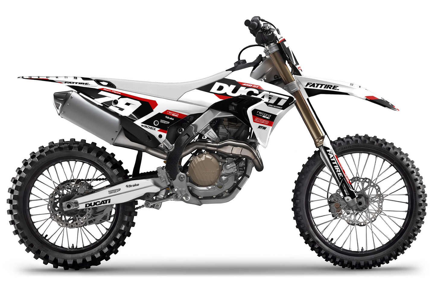 Kit déco Ducati Desmo - DCMX002 Blanc
