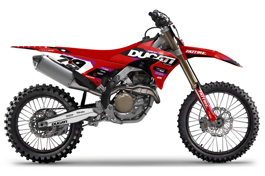 Kit déco Ducati Desmo - DCMX002 Rouge
