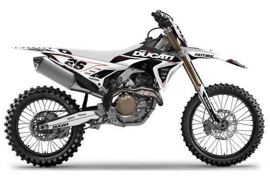 Kit déco Ducati Desmo - DCMX003 Blanc