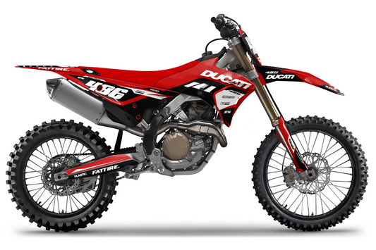 Kit déco Ducati Desmo - DCMX004 Rouge