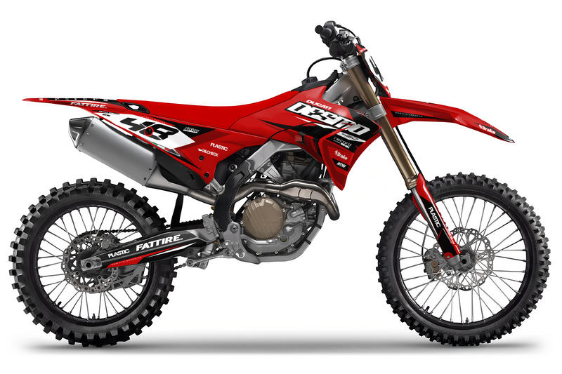 Kit déco Ducati Desmo - DCMX005 Rouge