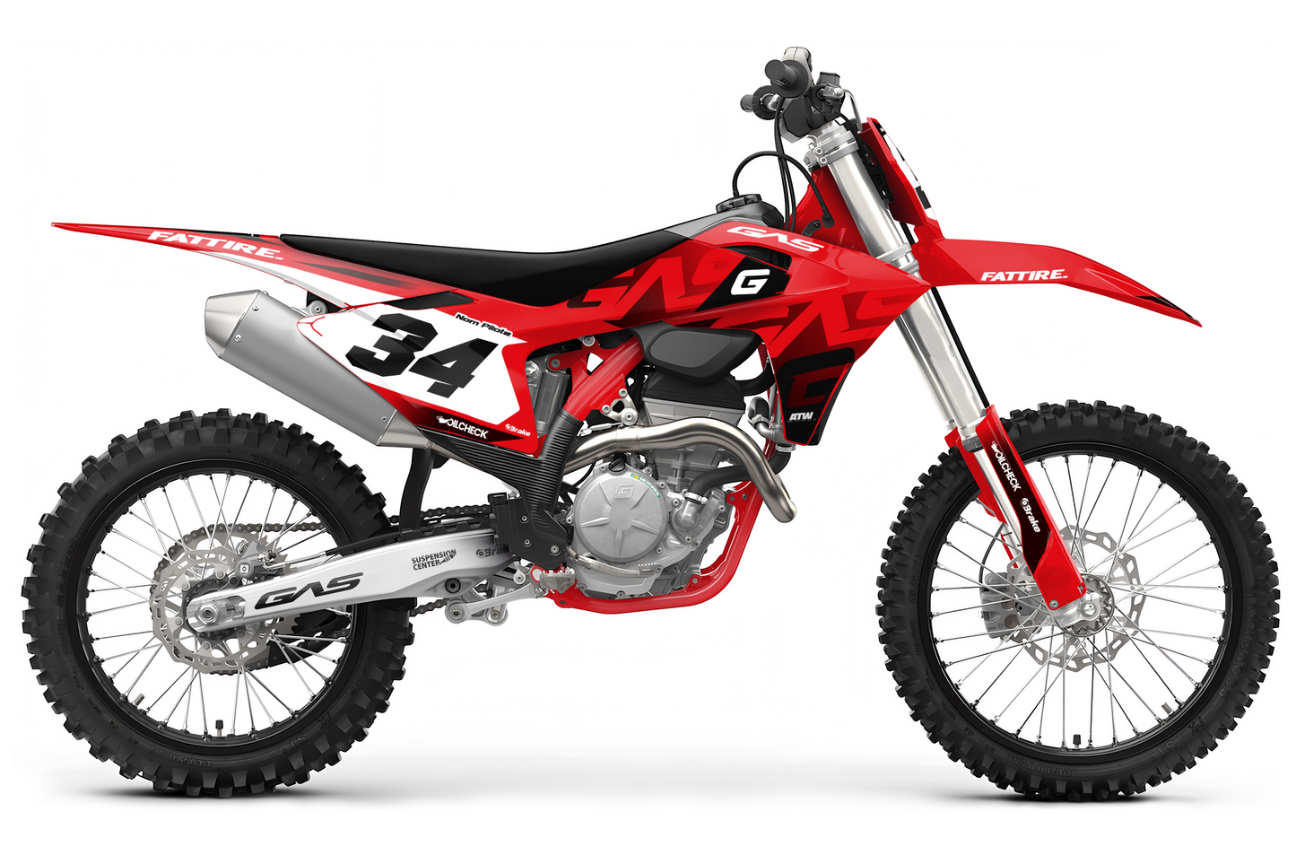 Kit déco GasGas MC/EC - GGMX005 Rouge