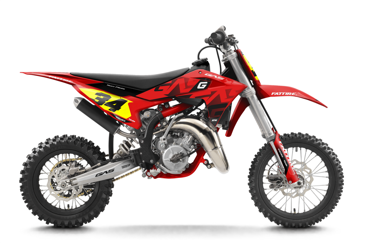 Kit déco GasGas MC 50/65/85 & MC-E 3/5 - GGMMX005 Jaune