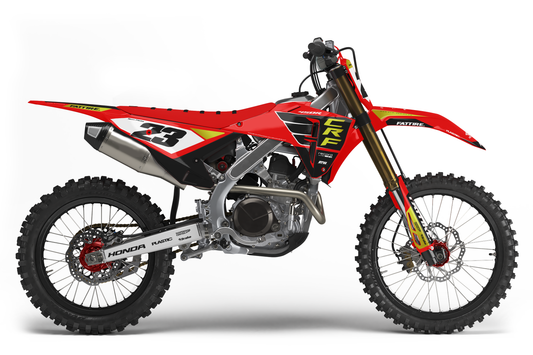 Kit déco HONDA CRF - HDMX008 Jaune