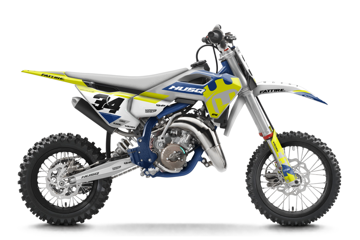 Kit déco HUSQVARNA TC 50/65/85 & EE 3/5 - HQMMX001 Jaune