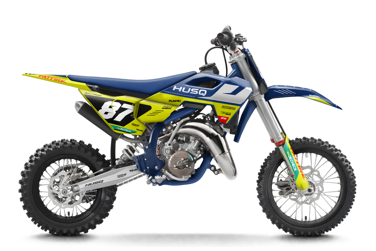 Kit déco HUSQVARNA TC 50/65/85 & EE 3/5 - HQMMX002 Jaune