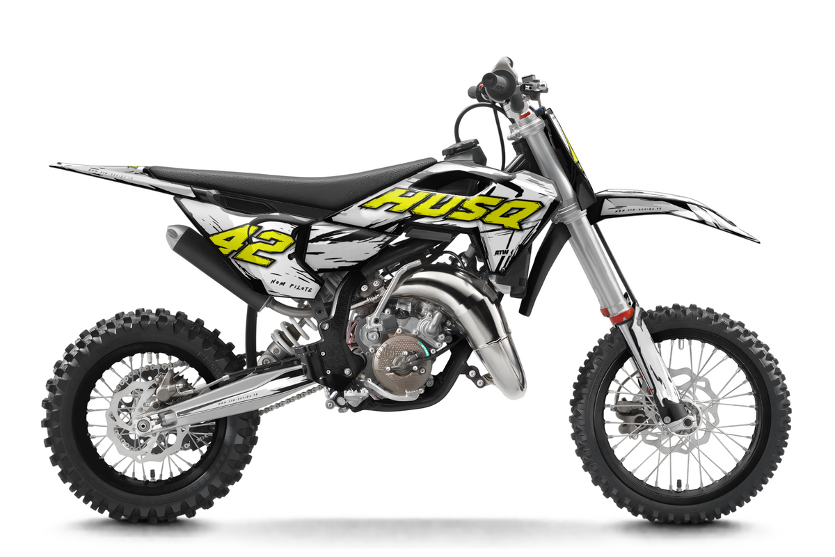 Kit déco HUSQVARNA TC 50/65/85 & EE 3/5 - HQMMX006 Blanc