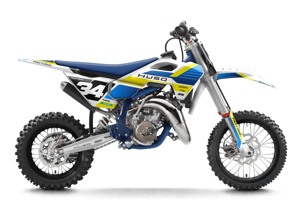 Kit déco HUSQVARNA TC 50/65/85 & EE 3/5 - HQMMX007 Blanc