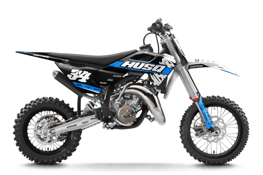 Kit déco HUSQVARNA TC 50/65/85 & EE 3/5 - HQMMX008 Cyan