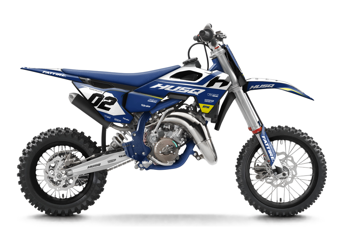 Kit de adhesivos HUSQVARNA TC 50/65/85 & EE 3/5 - HQMMX009 Azul