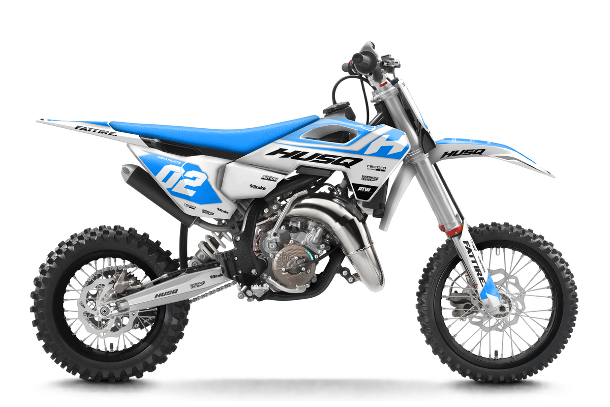 Kit déco HUSQVARNA TC 50/65/85 & EE 3/5 - HQMMX009 Cyan