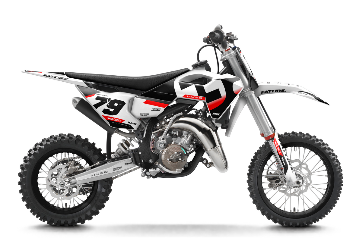 Kit déco HUSQVARNA TC 50/65/85 & EE 3/5 - HQMMX010 Rouge