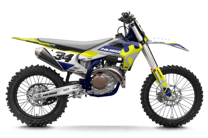 Kit grafiche Husqvarna FC/TC/FE/TE - HQMX001 Giallo