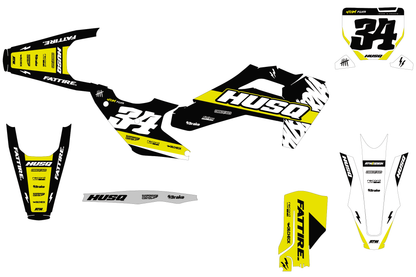 Husqvarna FC/TC/FE/TE Graphics Kit - HQMX008 White