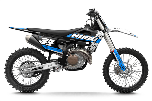 Kit grafiche Husqvarna FC/TC/FE/TE - HQMX008 Ciano