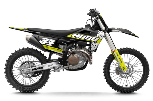 Kit grafiche Husqvarna FC/TC/FE/TE - HQMX008 Nero
