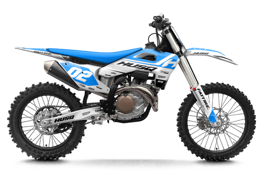 Kit grafiche Husqvarna FC/TC/FE/TE - HQMX009 Ciano