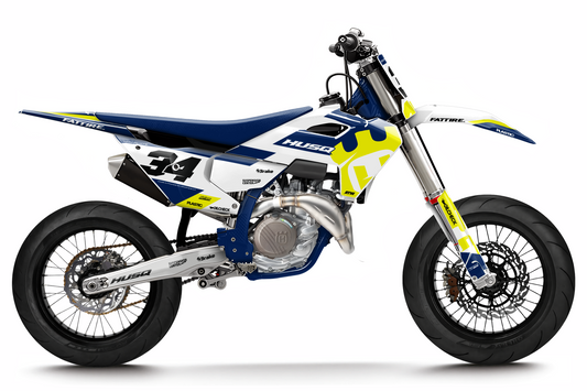 Kit déco Husqvarna 450 FS - HQSM001 Bleu