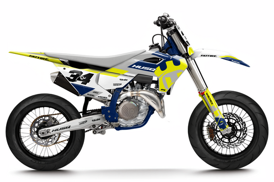 Kit déco Husqvarna 450 FS - HQSM001 Jaune