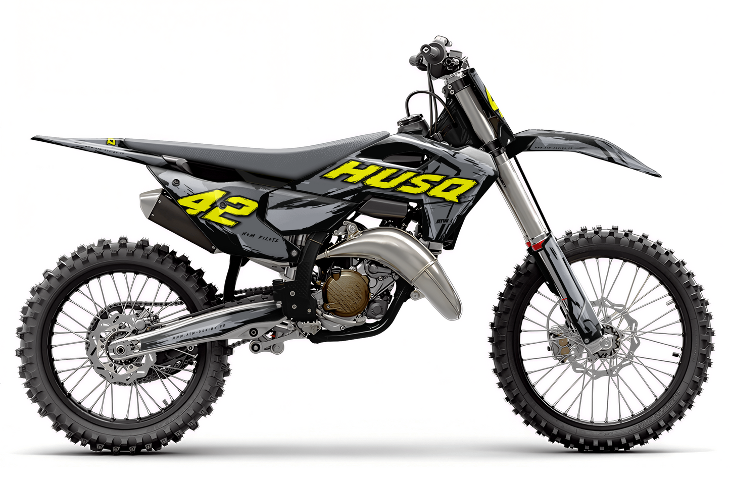Kit déco Husqvarna FC/TC/FE/TE - HQMX006 Gris