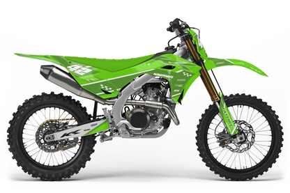Kit déco Kawasaki KX-F -KWMX001 Vert