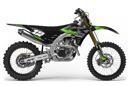 Kit déco Kawasaki KX-F - KWMX003 Noir