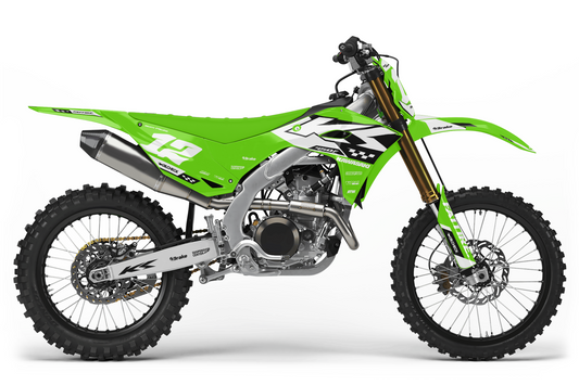 Kit déco Kawasaki KX-F - KWMX003 Vert