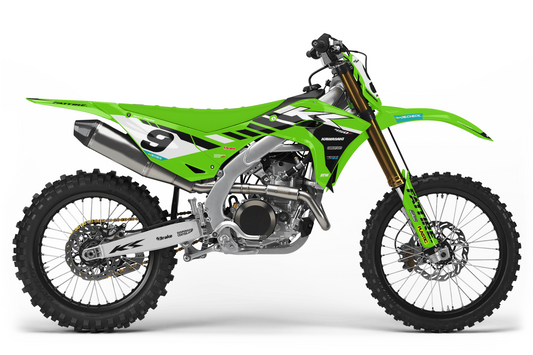 Kit déco Kawasaki KX-F - KWMX004 Vert