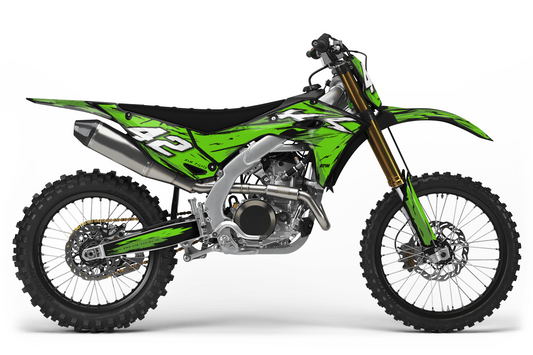 Kit déco Kawasaki KX-F - KWMX006 Noir