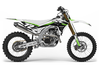 Kit déco Kawasaki KX-F - KWMX008 Blanc