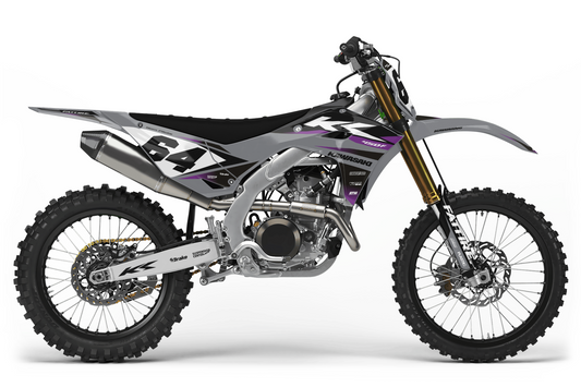 Kit déco Kawasaki KX-F - KWMX009 Gris